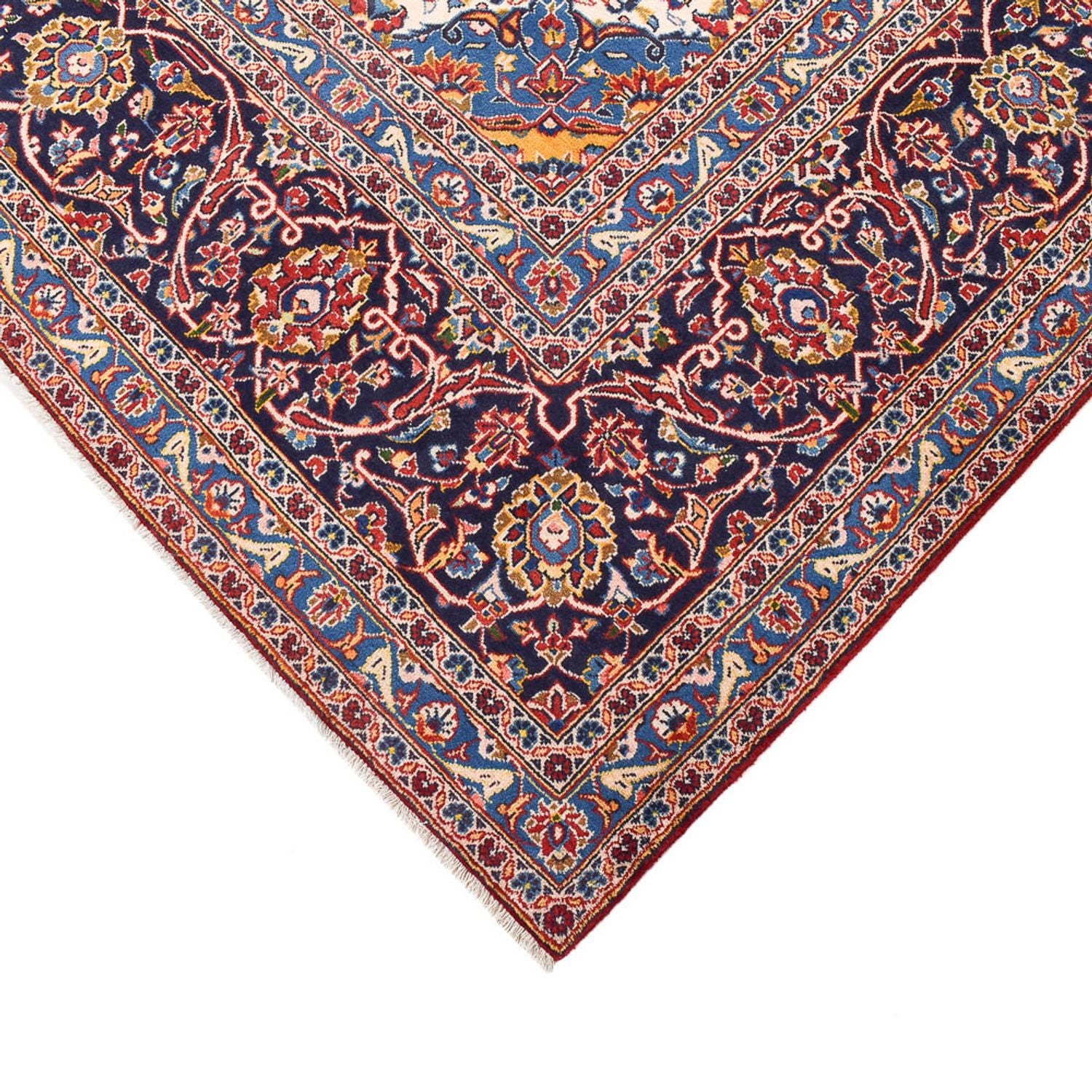 Tapis persan - Keshan - 422 x 290 cm - rouge