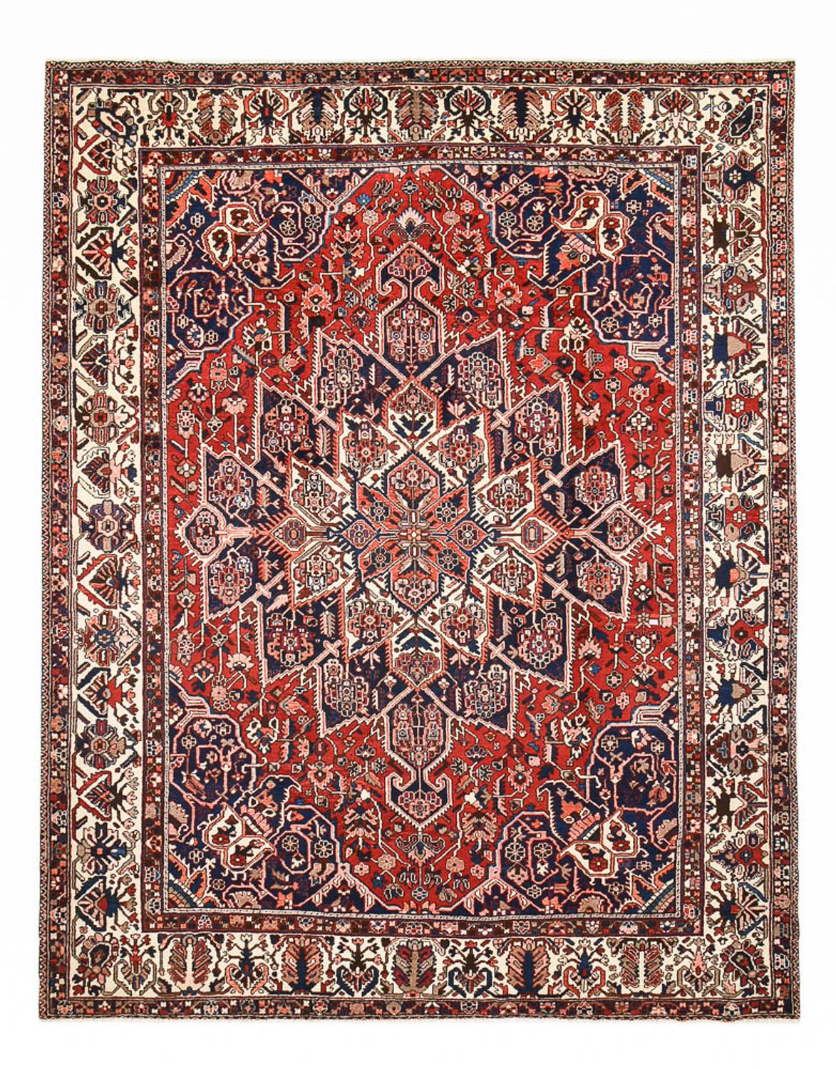 Tapis persan - Nomadic - 393 x 307 cm - rouge