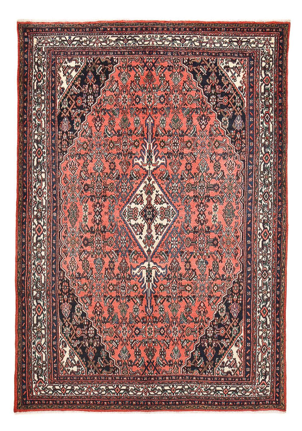 Tapis persan - Nomadic - 313 x 222 cm - rouge clair