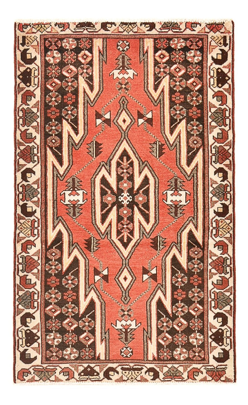 Tapis persan - Nomadic - 125 x 75 cm - rouge clair