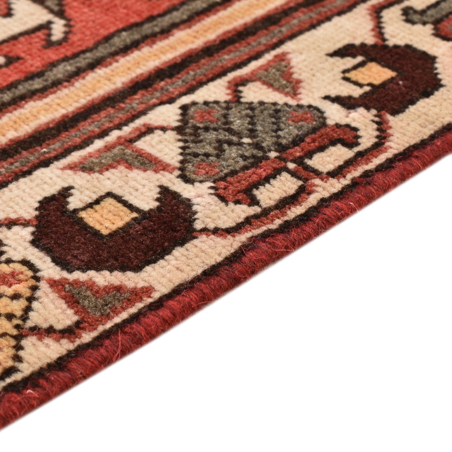 Tapis persan - Nomadic - 125 x 75 cm - rouge clair