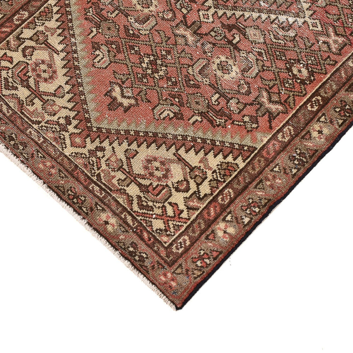 Tapis persan - Nomadic - 116 x 70 cm - rouille