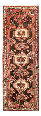 Tapis de couloir Tapis persan - Nomadic - 318 x 109 cm - terracotta