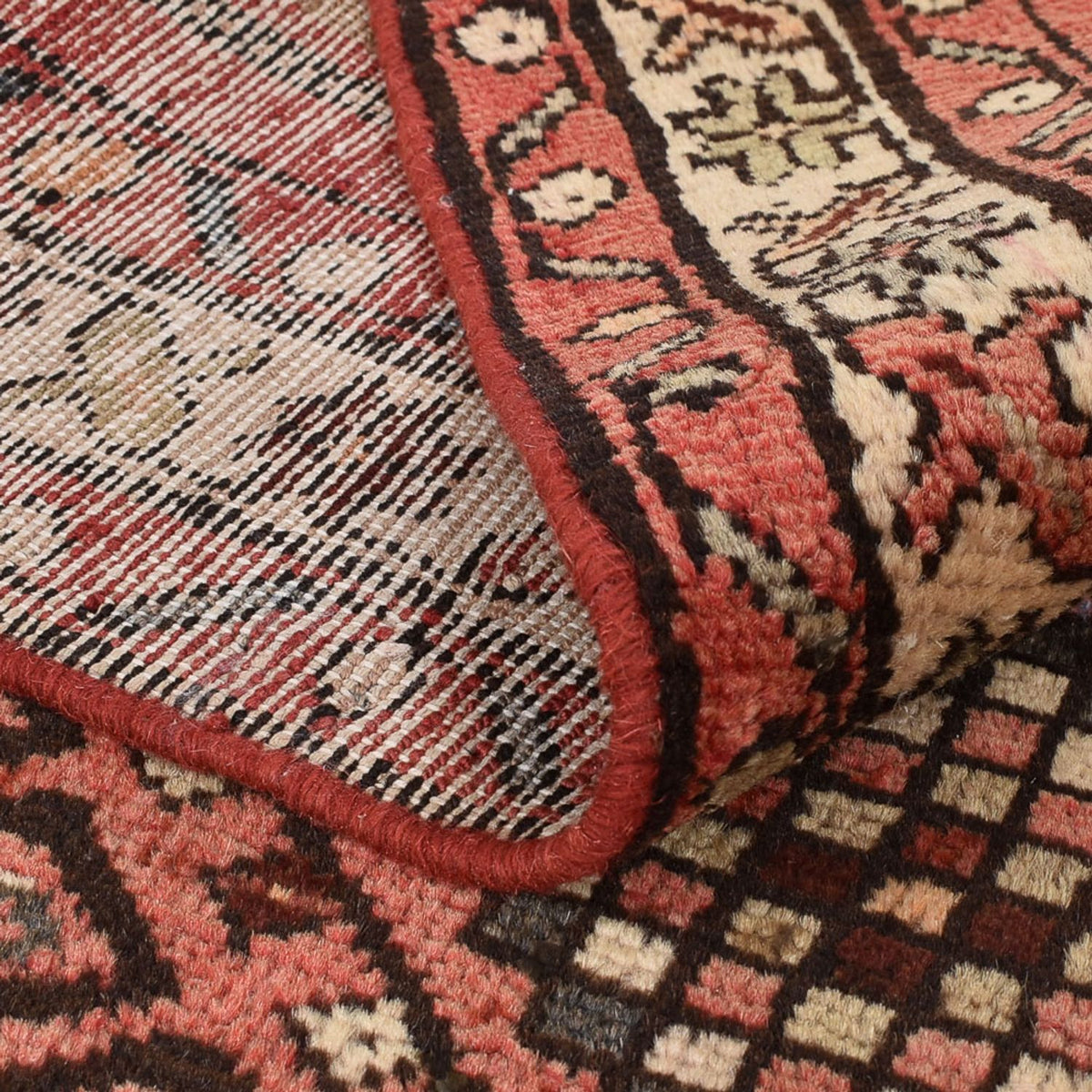 Tapis de couloir Tapis persan - Nomadic - 318 x 109 cm - terracotta