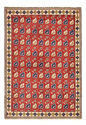Tapis persan - Tabriz - 140 x 96 cm - rouge