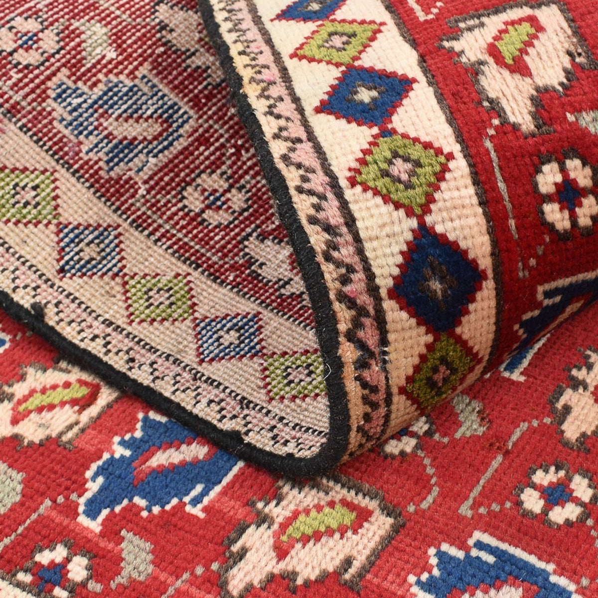 Tapis persan - Tabriz - 140 x 96 cm - rouge