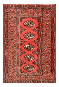 Tapis Turkaman - 144 x 98 cm - rouge