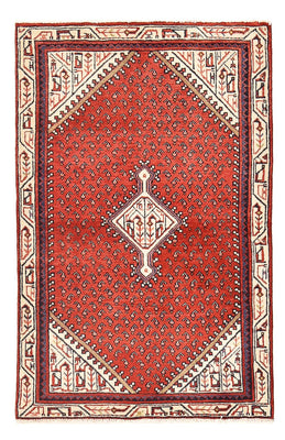 Tapis persan - Mir - 146 x 93 cm - rouge