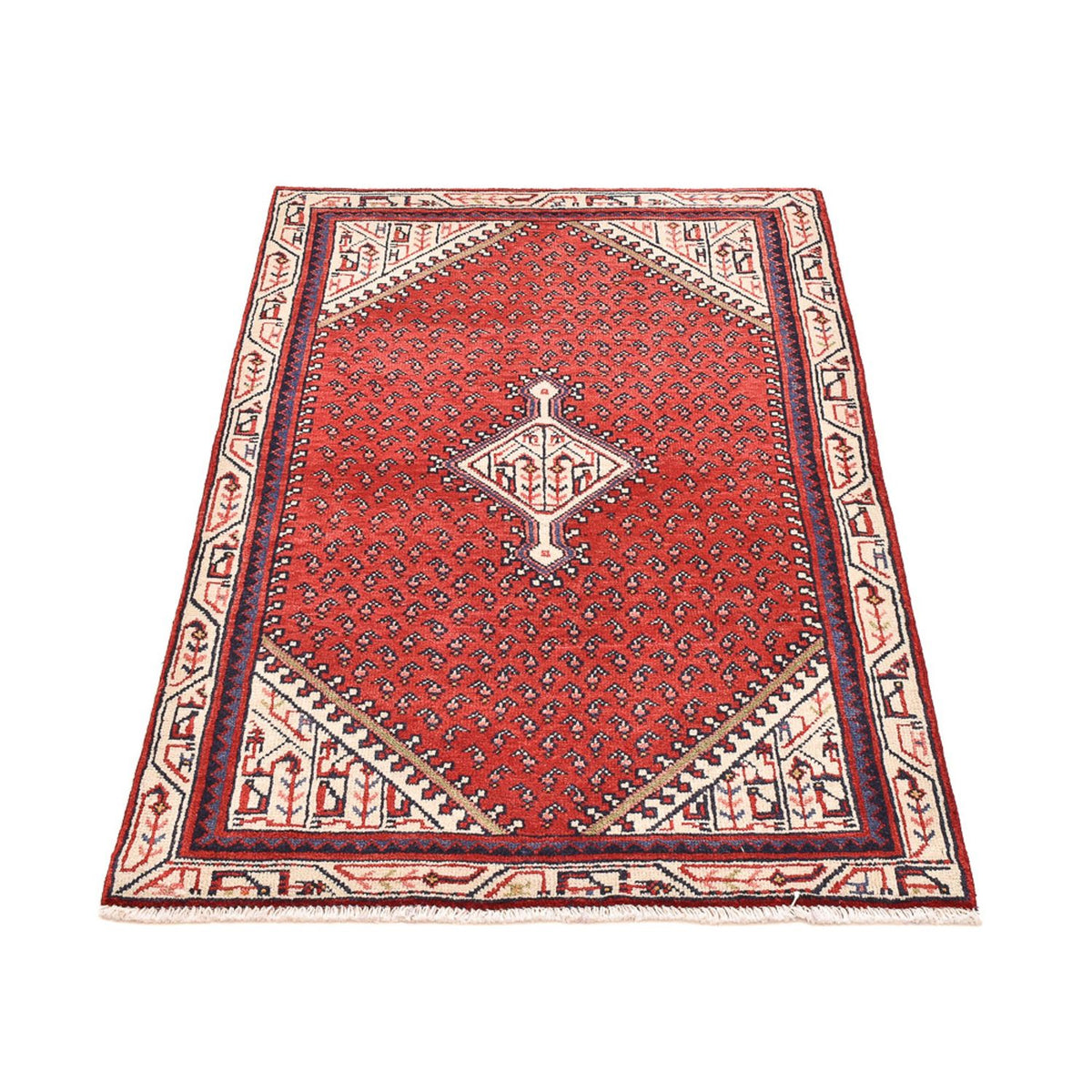 Tapis persan - Mir - 146 x 93 cm - rouge