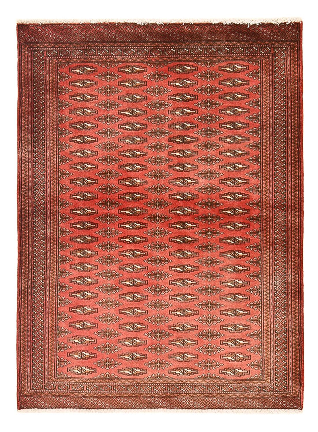 Tapis Turkaman - 140 x 104 cm - rouge