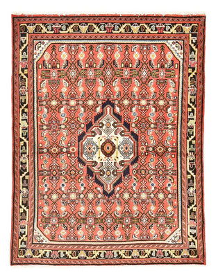 Tapis persan - Nomadic - 143 x 109 cm - rouge clair
