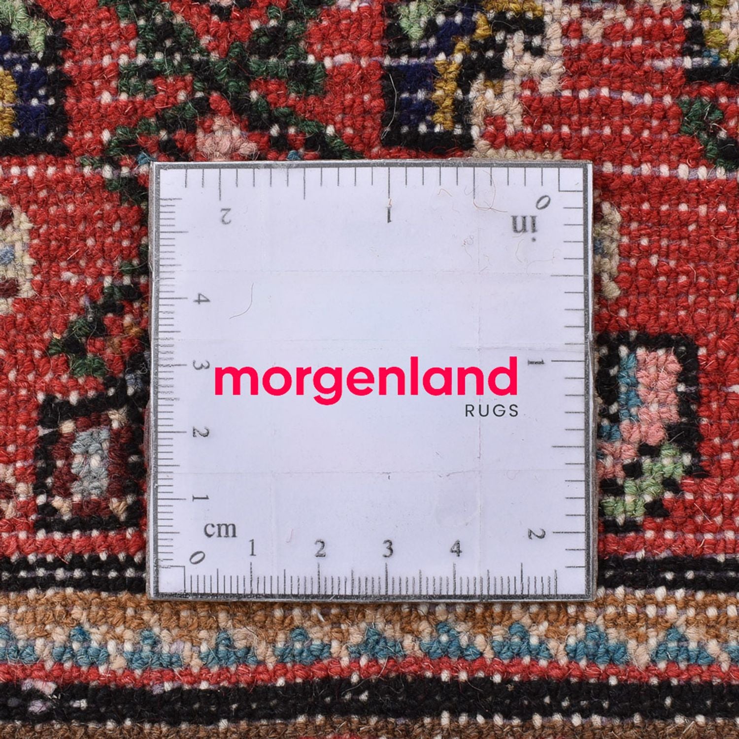 Tapis persan - Nomadic - 143 x 109 cm - rouge clair