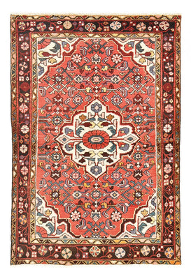 Tapis persan - Nomadic - 151 x 99 cm - rouge clair