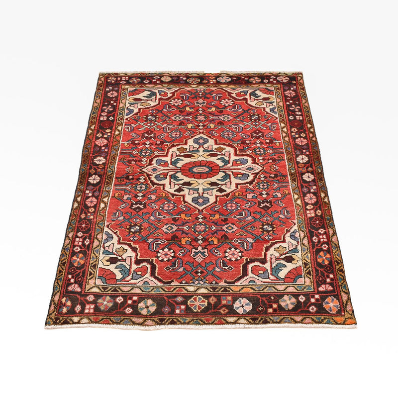 Tapis persan - Nomadic - 151 x 99 cm - rouge clair