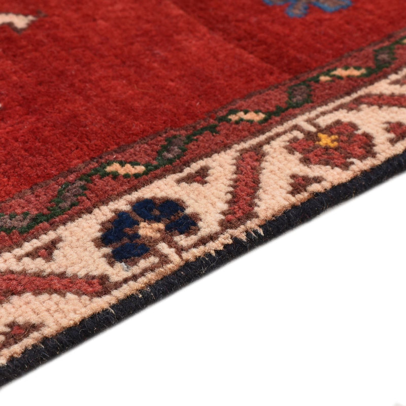 Tapis de couloir Tapis persan - Nomadic - 129 x 107 cm - rouge