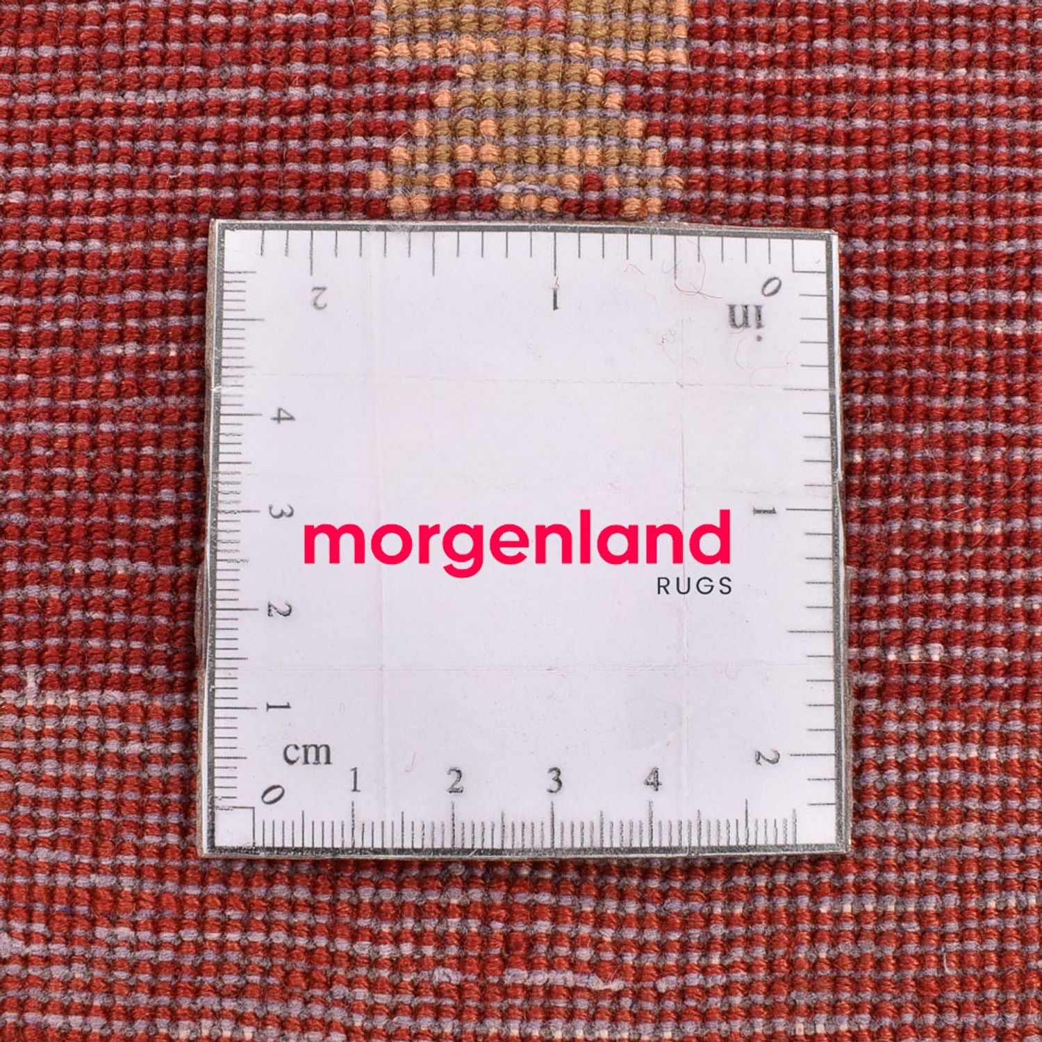 Tapis de couloir Tapis persan - Nomadic - 129 x 107 cm - rouge