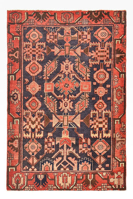 Tapis persan - Nomadic - 159 x 106 cm - rouge