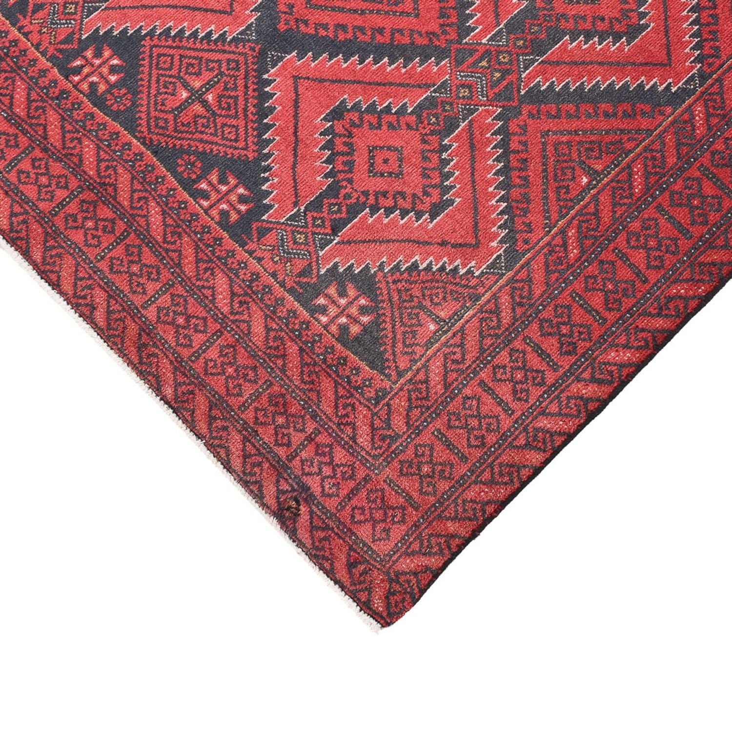 Tapis de couloir Tapis Belutsch - 188 x 100 cm - rouge