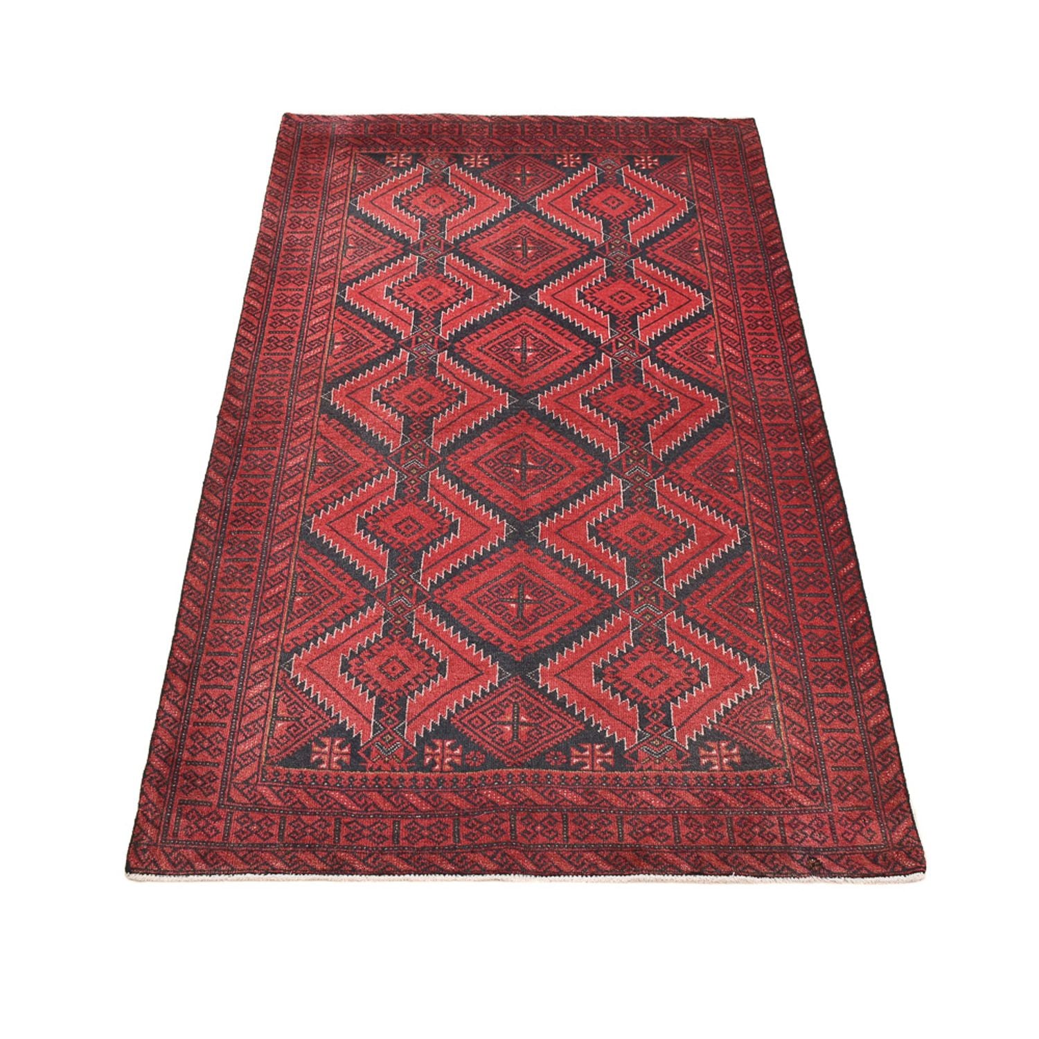 Tapis de couloir Tapis Belutsch - 188 x 100 cm - rouge