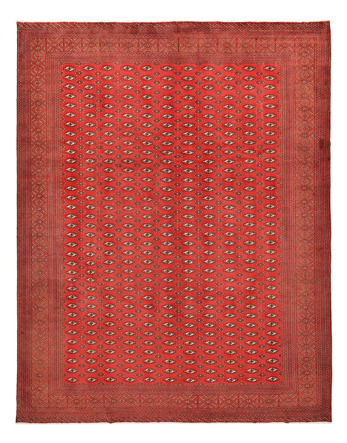 Tapis Turkaman - 385 x 304 cm - rouge