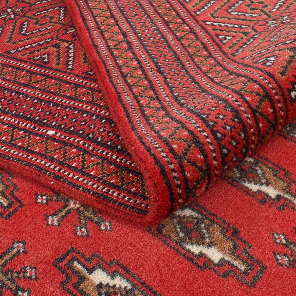 Tapis Turkaman - 385 x 304 cm - rouge