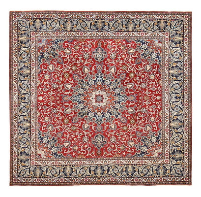 Tapis persan - Classique carré  - 298 x 305 cm - rouge