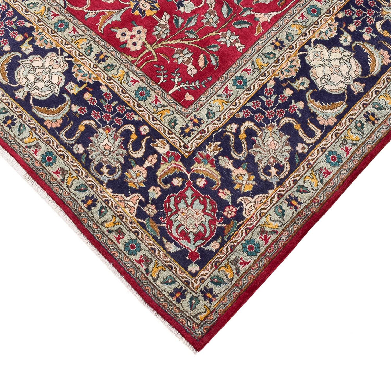 Tapis persan - Tabriz - 386 x 301 cm - rouge