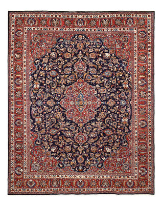 Tapis persan - Classique - 374 x 293 cm - bleu foncé
