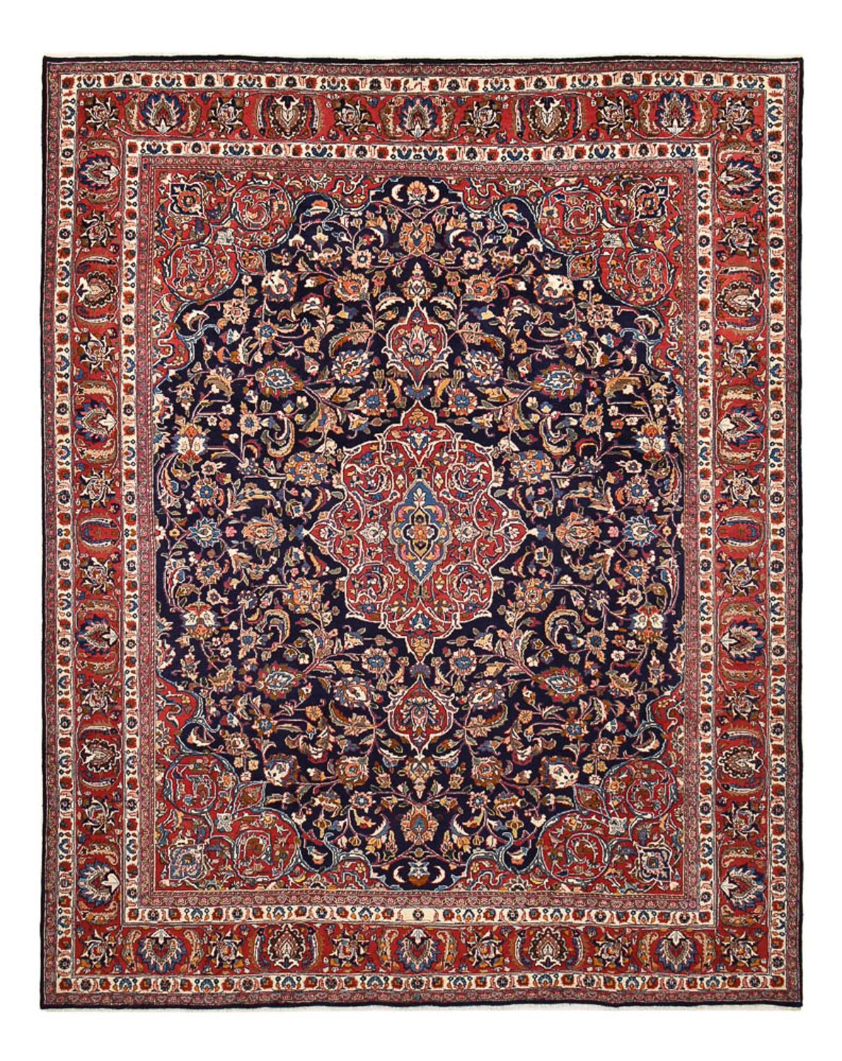 Tapis persan - Classique - 374 x 293 cm - bleu foncé