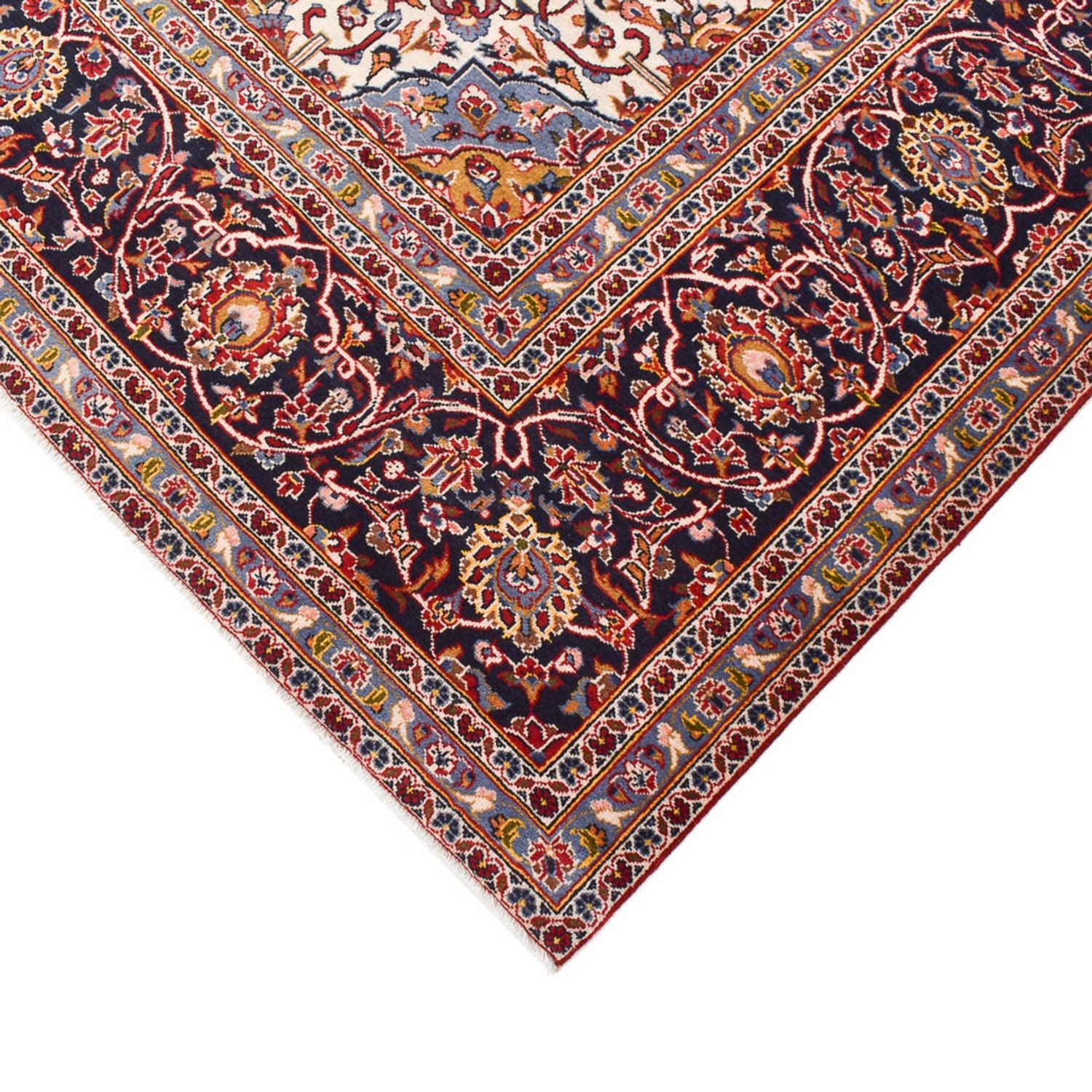 Tapis persan - Keshan - 395 x 297 cm - rouge