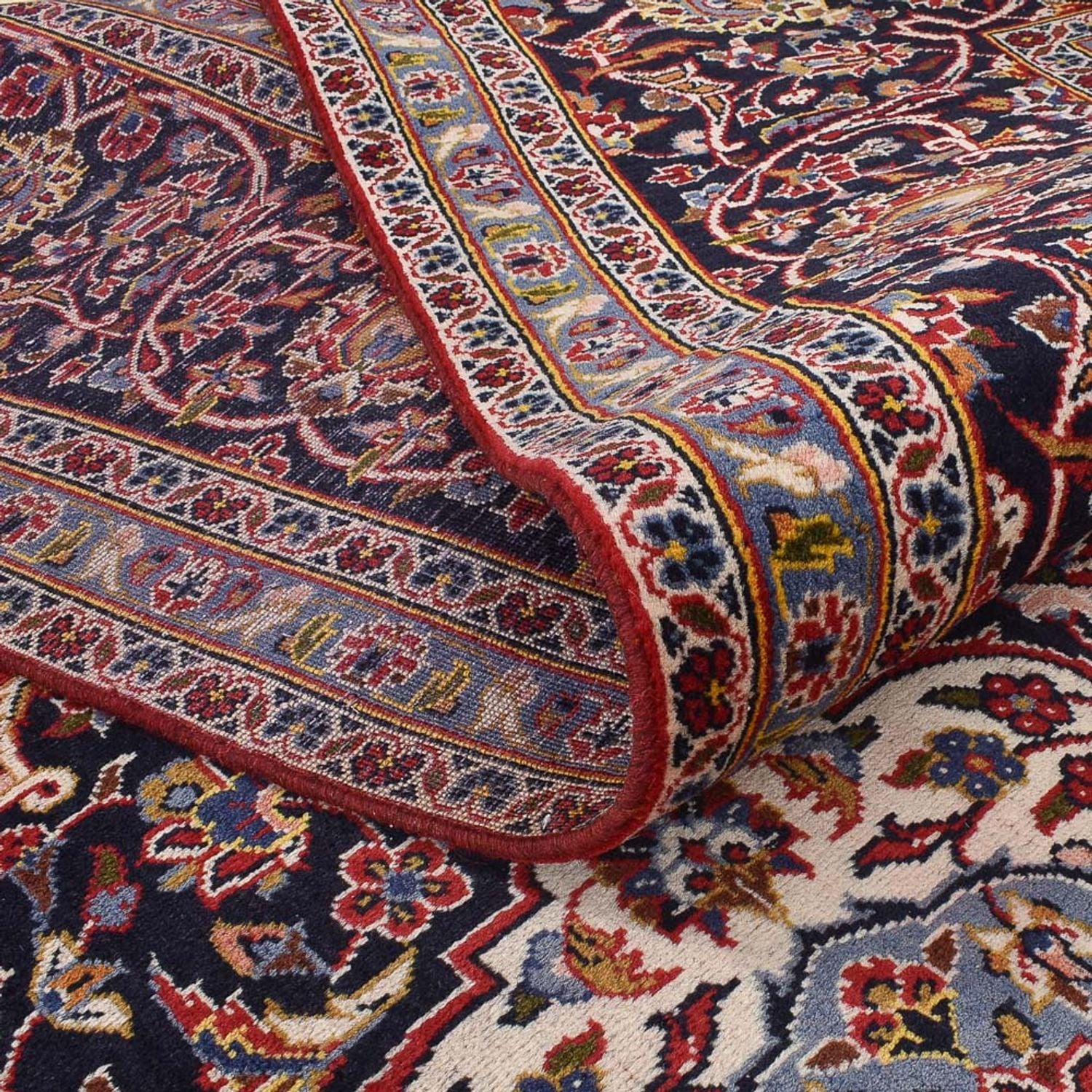 Tapis persan - Keshan - 395 x 297 cm - rouge