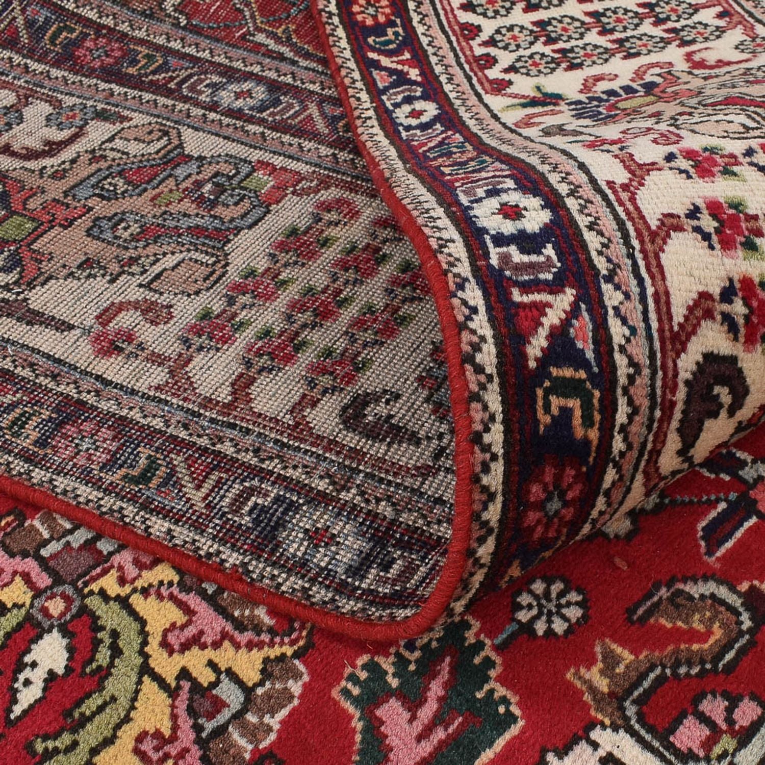 Tapis persan - Tabriz - 374 x 295 cm - rouge