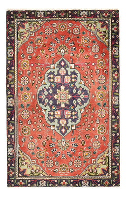 Tapis persan - Tabriz - 139 x 90 cm - rouge clair
