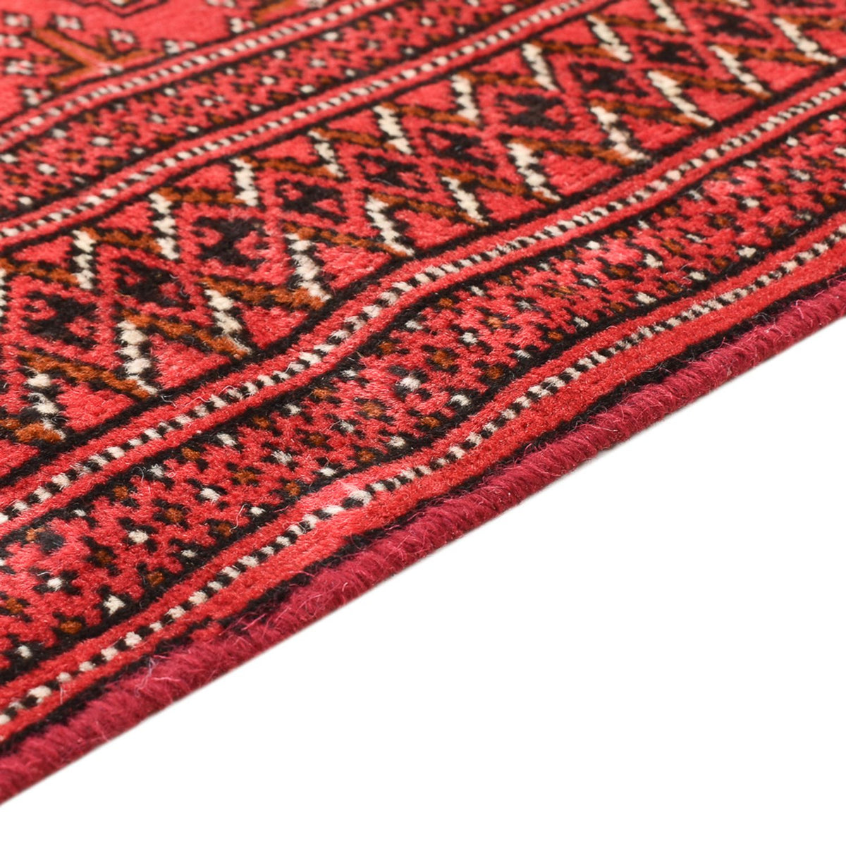 Tapis Turkaman - 138 x 98 cm - rouge
