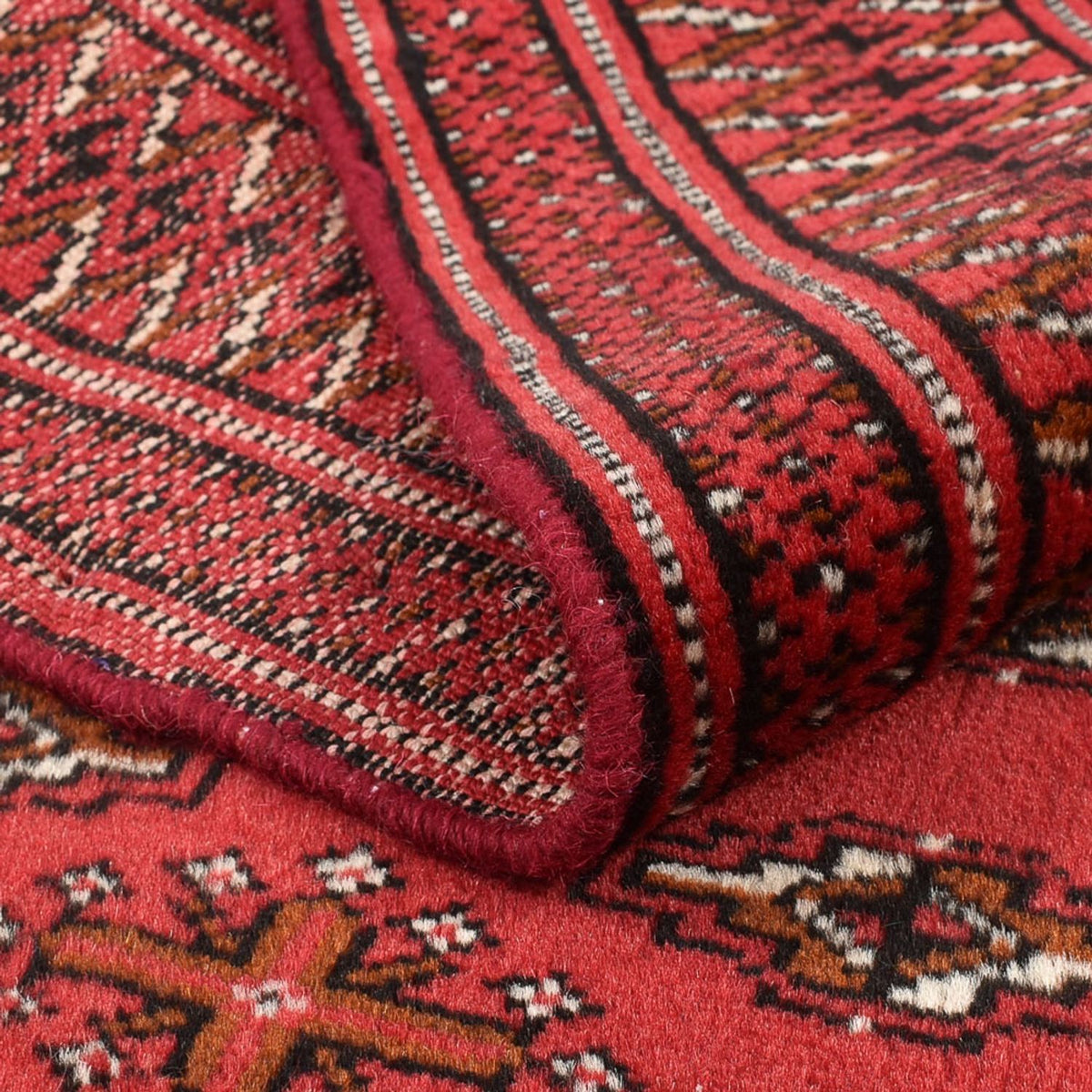 Tapis Turkaman - 138 x 98 cm - rouge