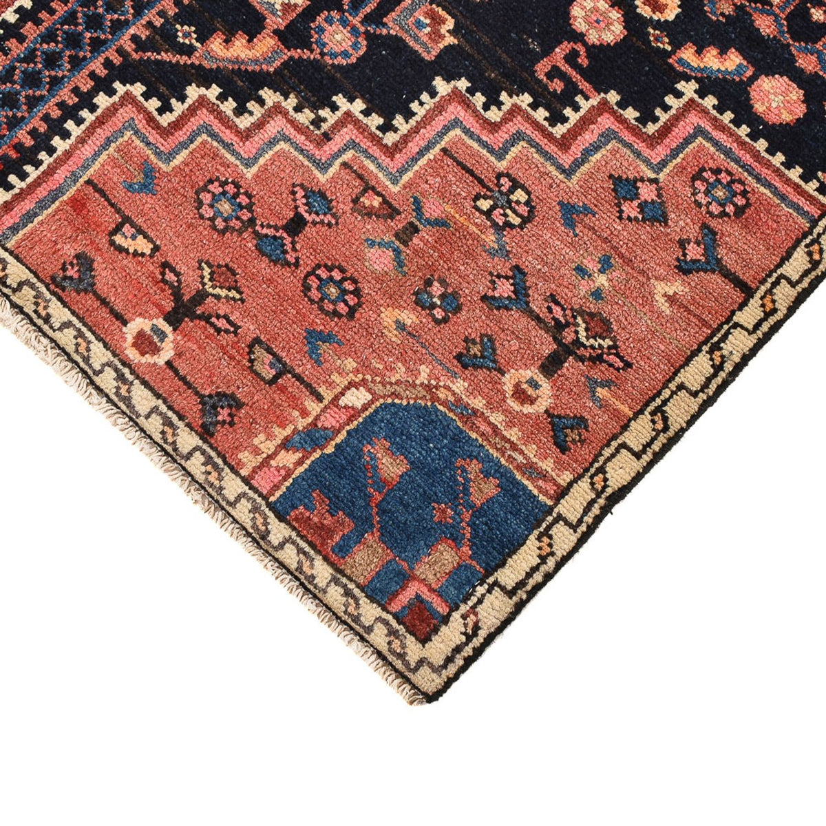 Tapis persan - Nomadic - 153 x 93 cm - rouge clair