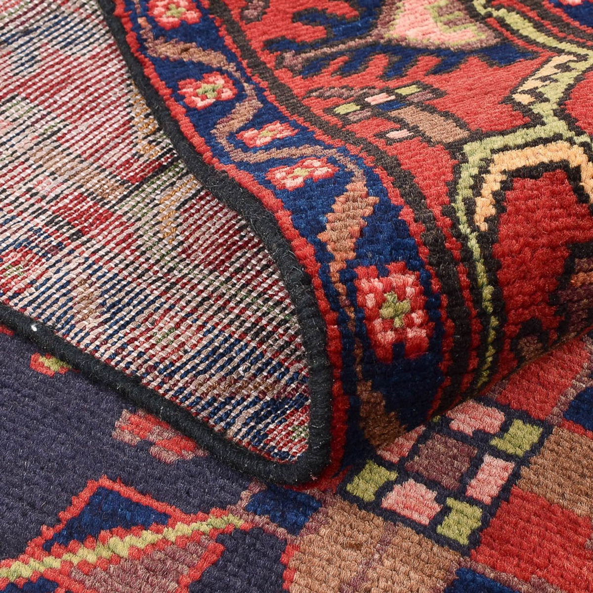 Tapis persan - Nomadic - 205 x 131 cm - multicolore