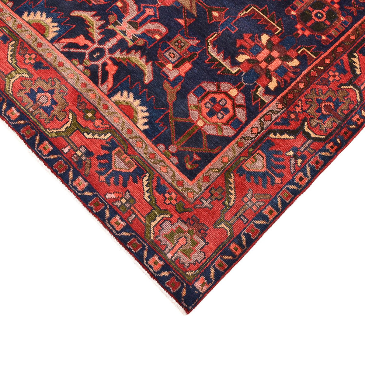 Tapis persan - Nomadic - 211 x 132 cm - multicolore