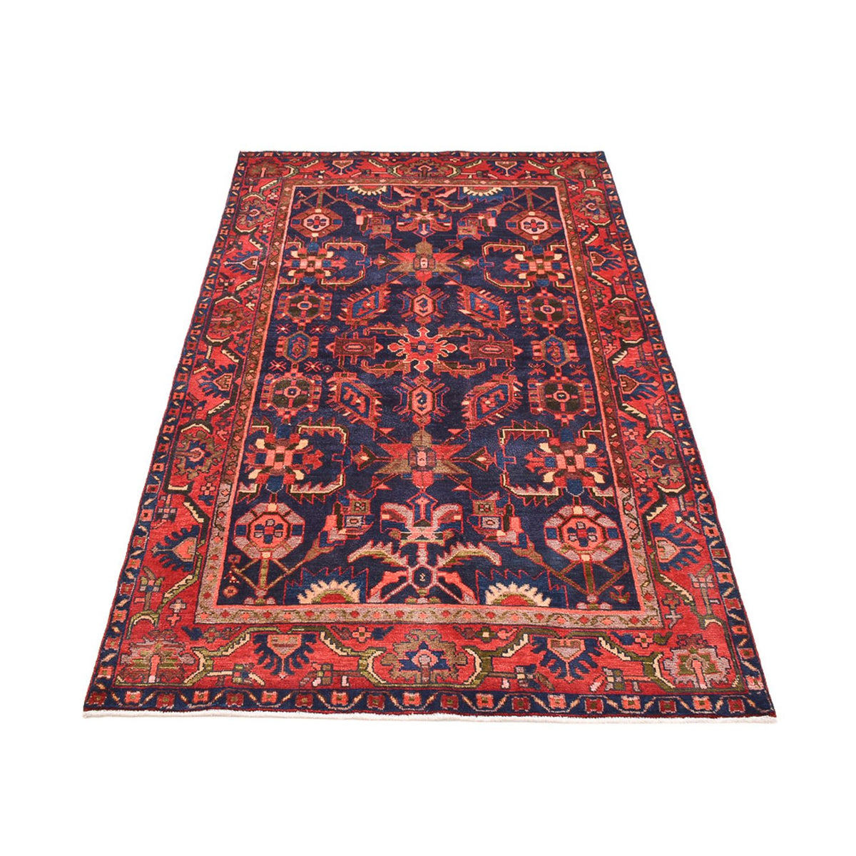 Tapis persan - Nomadic - 211 x 132 cm - multicolore