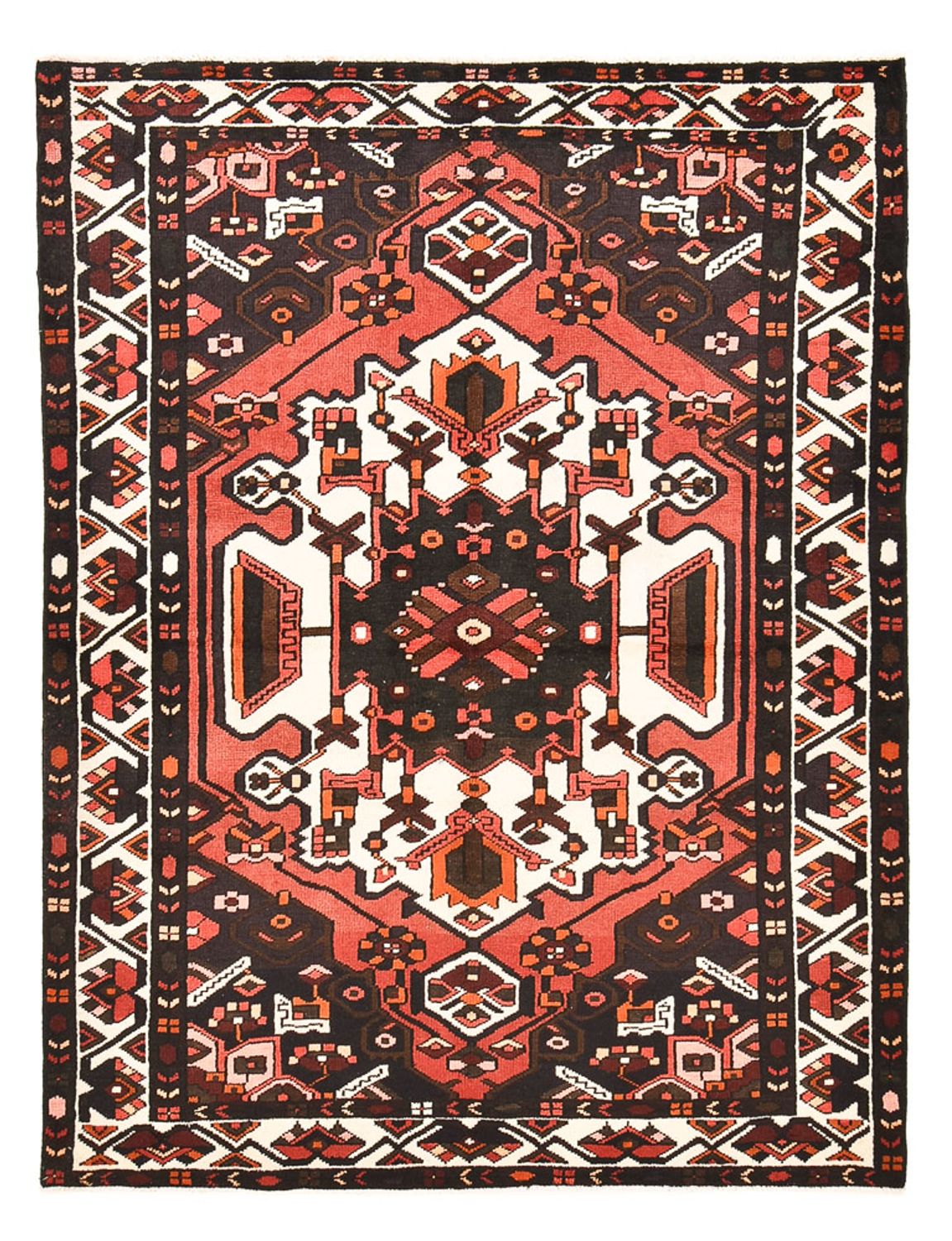 Tapis persan - Nomadic - 218 x 165 cm - multicolore