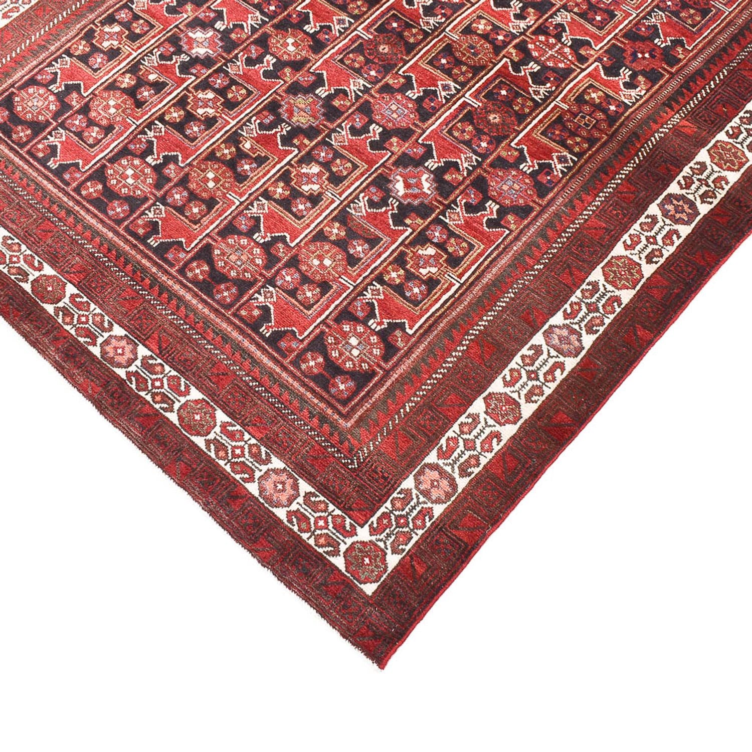 Tapis de couloir Tapis Belutsch - 307 x 147 cm - rouille