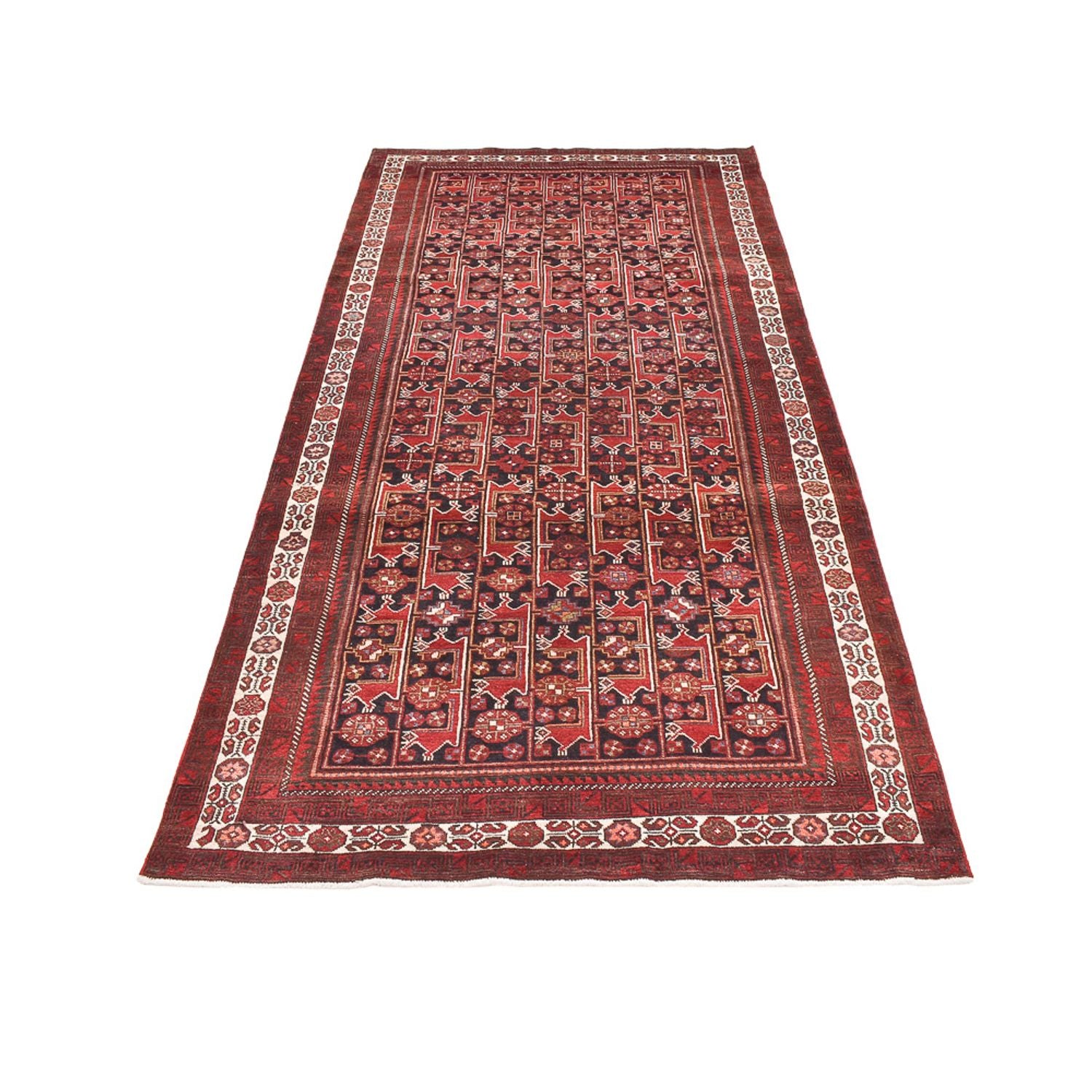 Tapis de couloir Tapis Belutsch - 307 x 147 cm - rouille