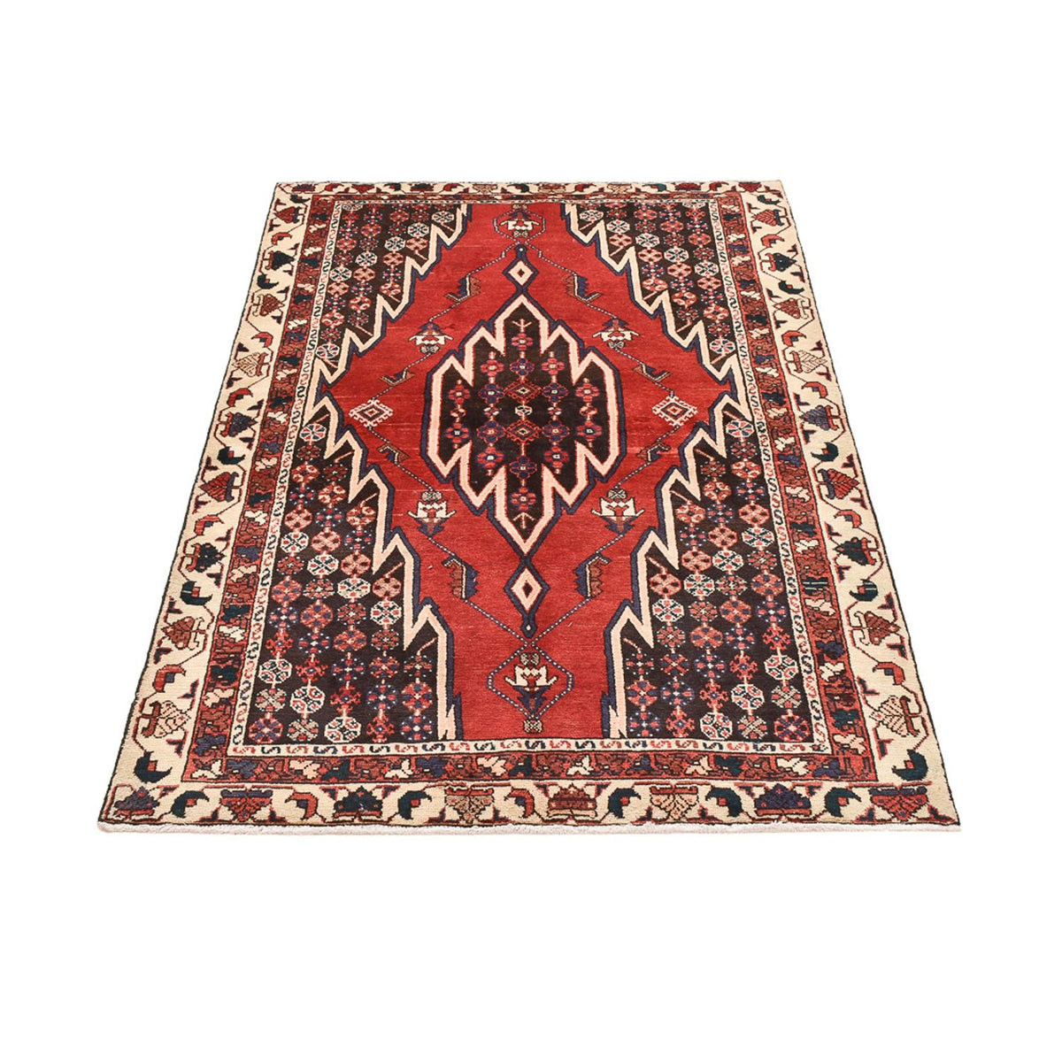 Tapis persan - Nomadic - 193 x 121 cm - multicolore