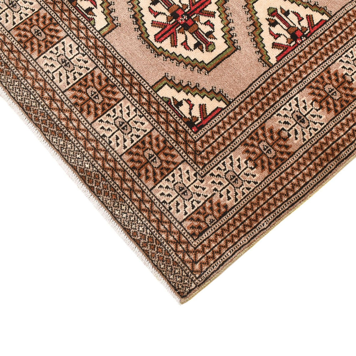 Tapis Turkaman - 191 x 134 cm - sable
