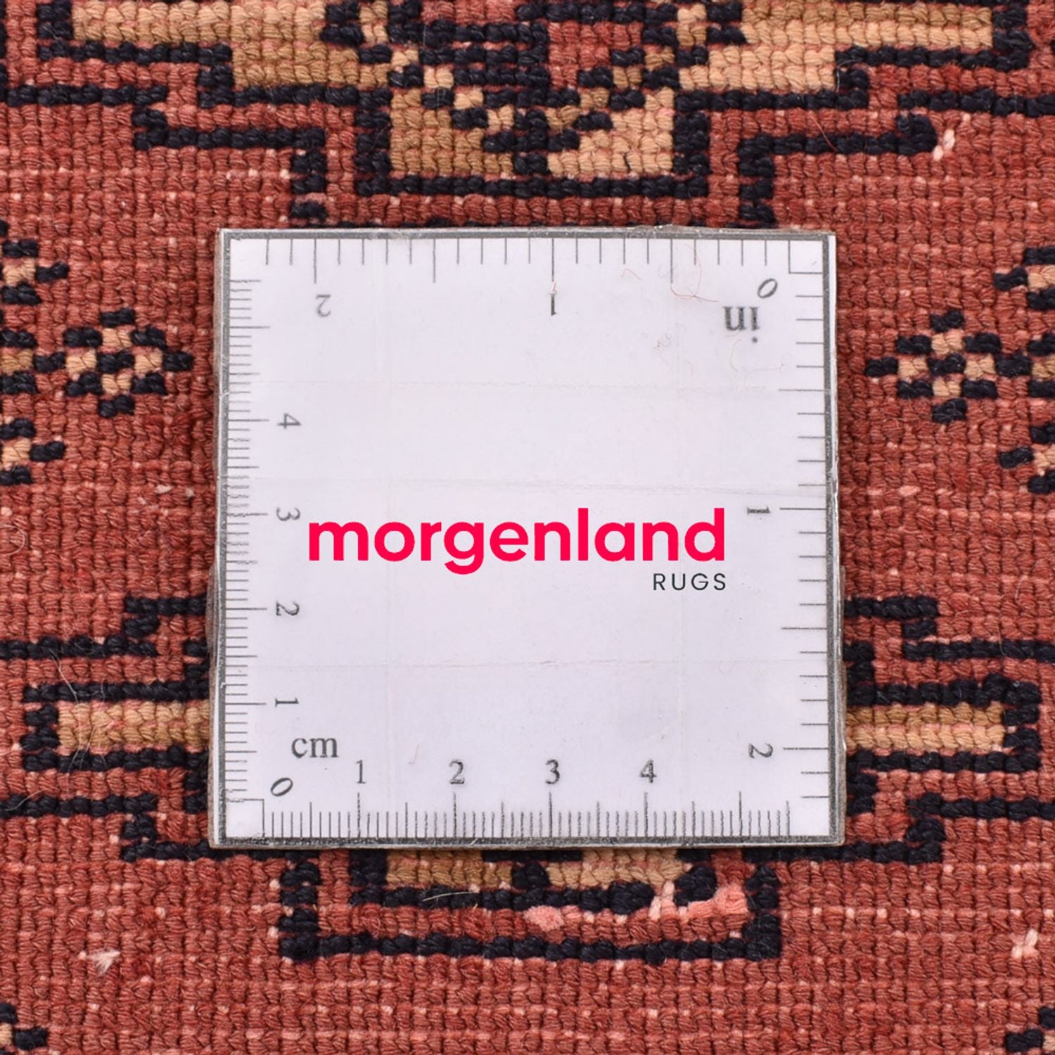 Tapis Turkaman - 132 x 99 cm - rouge