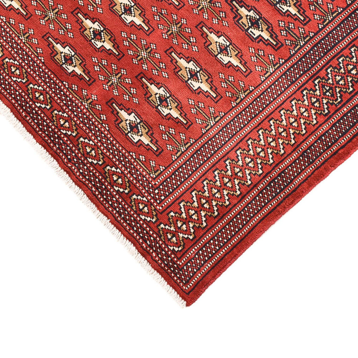 Tapis Turkaman - 133 x 95 cm - rouge