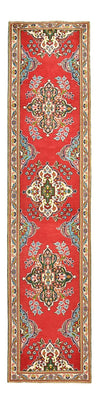 Tapis de couloir Tapis persan - Tabriz - 343 x 80 cm - rouge