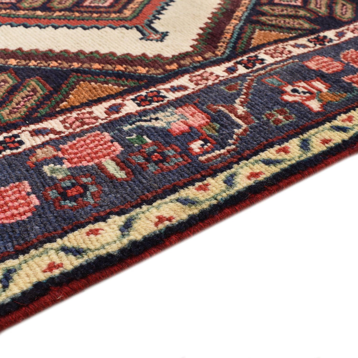 Tapis de couloir Tapis persan - Nomadic - 275 x 86 cm - beige foncé