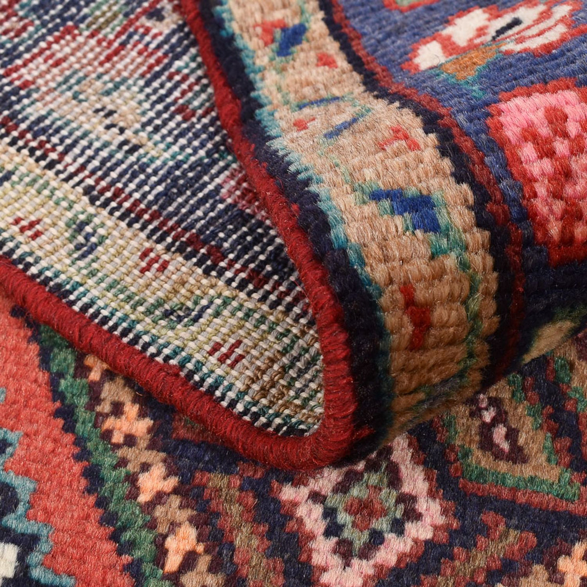 Tapis de couloir Tapis persan - Nomadic - 275 x 86 cm - beige foncé