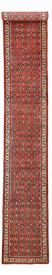 Tapis de couloir Tapis persan - Nomadic - 592 x 76 cm - rouille